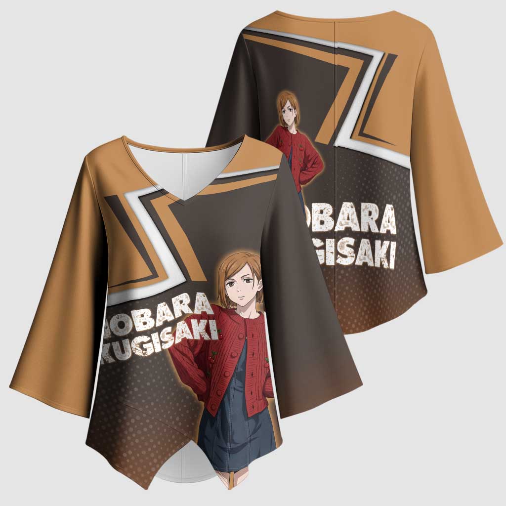 Nobara Kugisaki Kimono Sleeve Blouse Jujutsu Kaisen Casual Chic Style