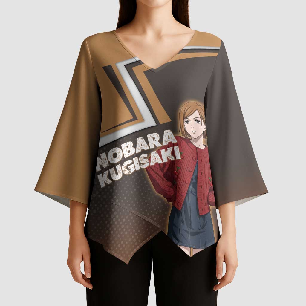 Nobara Kugisaki Kimono Sleeve Blouse Jujutsu Kaisen Casual Chic Style