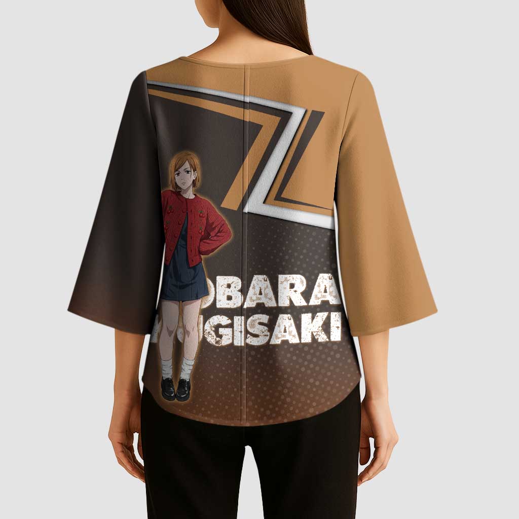 Nobara Kugisaki Kimono Sleeve Blouse Jujutsu Kaisen Casual Chic Style