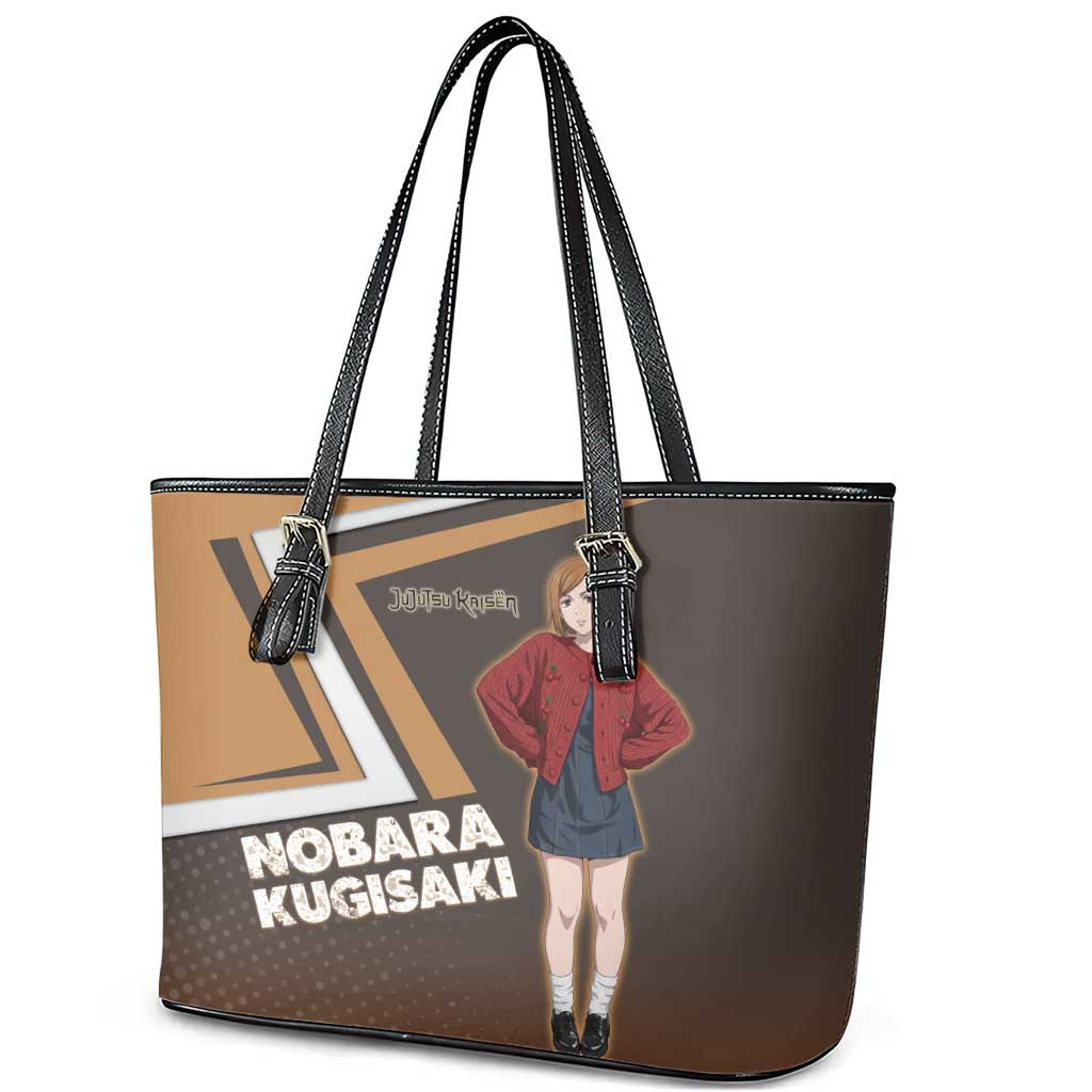 Nobara Kugisaki Leather Tote Bag Jujutsu Kaisen Casual Chic Style