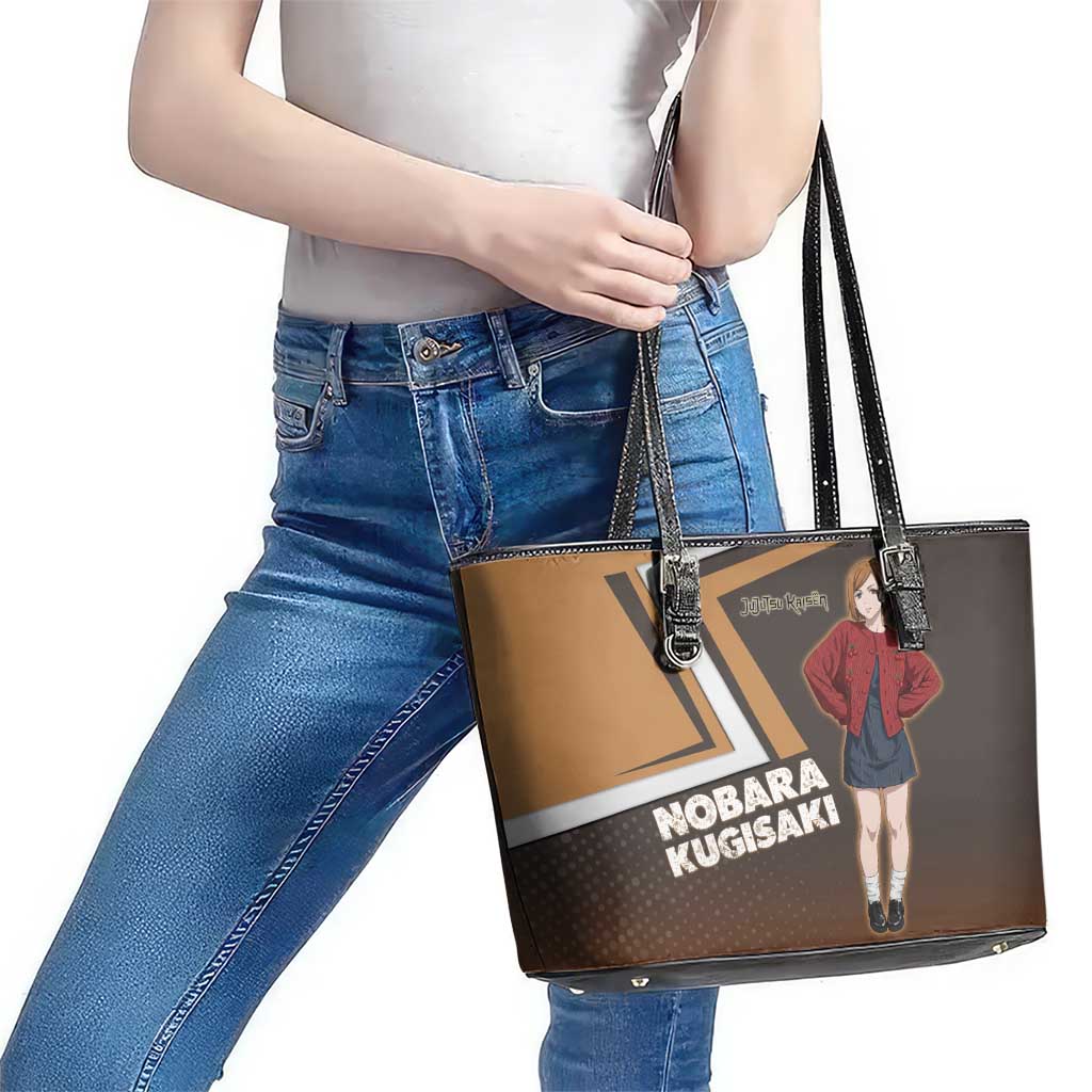 Nobara Kugisaki Leather Tote Bag Jujutsu Kaisen Casual Chic Style