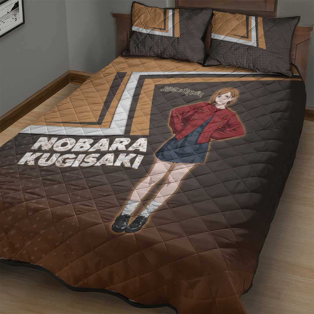 Nobara Kugisaki Quilt Bed Set Jujutsu Kaisen Casual Chic Style