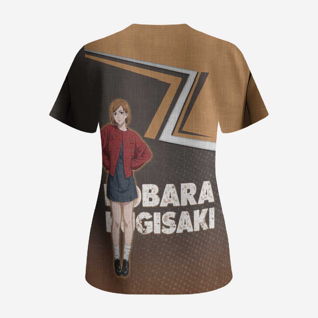 Nobara Kugisaki Scrub Top Jujutsu Kaisen Casual Chic Style