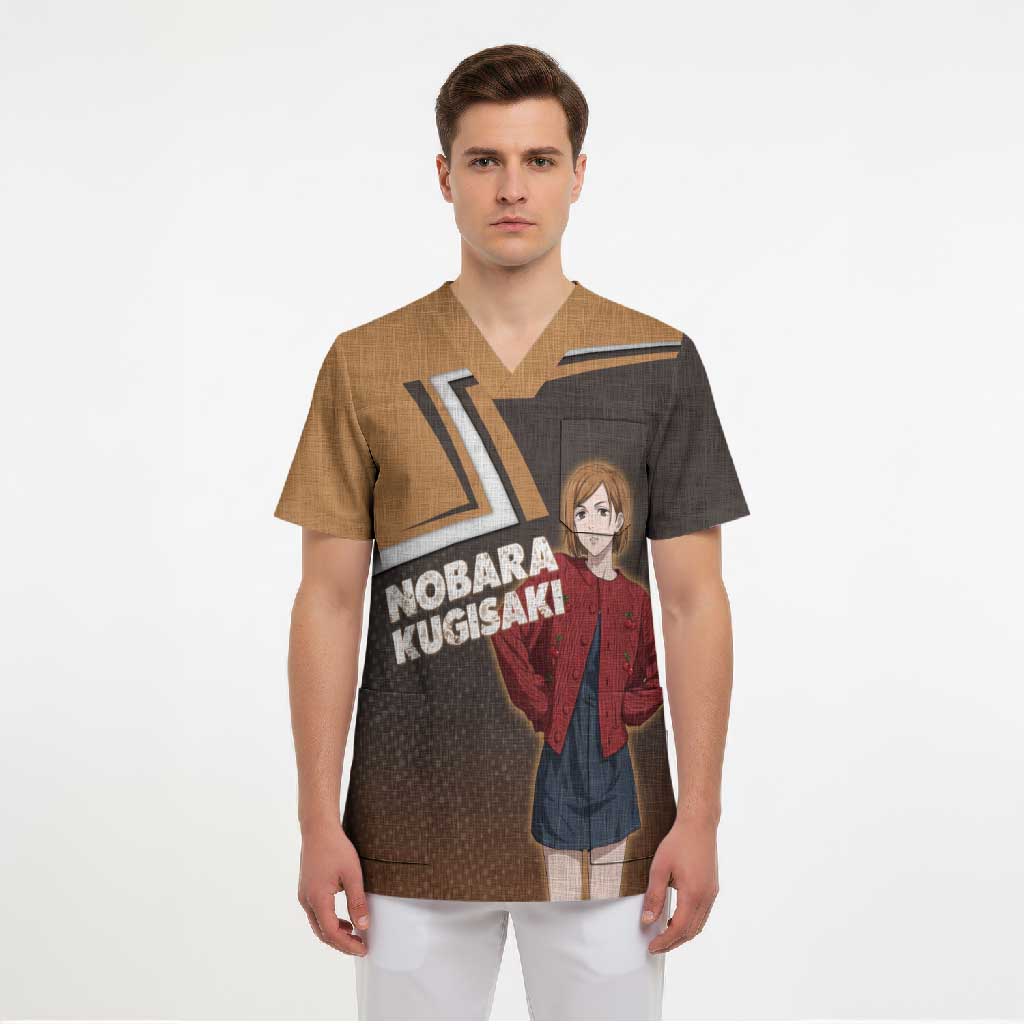 Nobara Kugisaki Scrub Top Jujutsu Kaisen Casual Chic Style