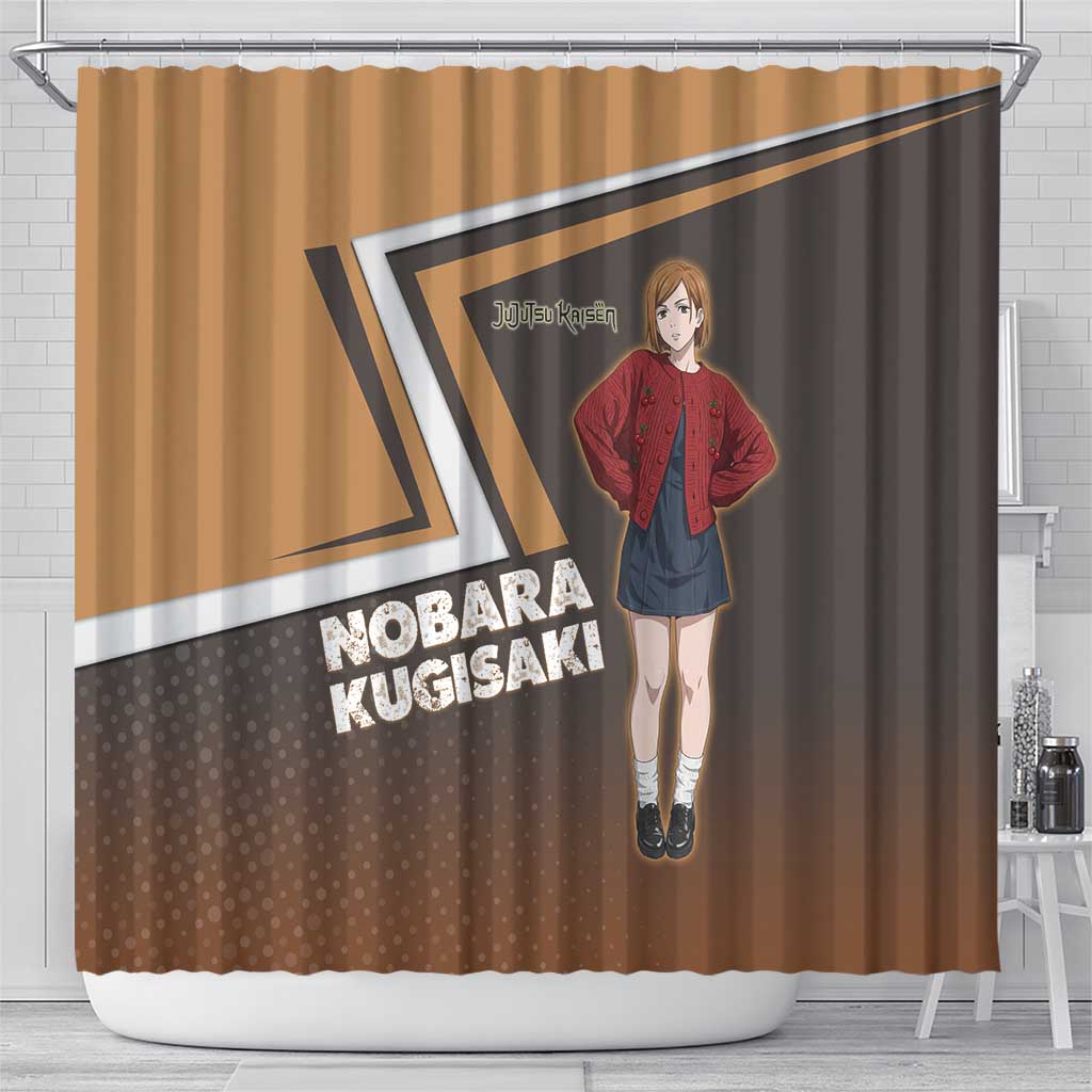 Nobara Kugisaki Shower Curtain Jujutsu Kaisen Casual Chic Style