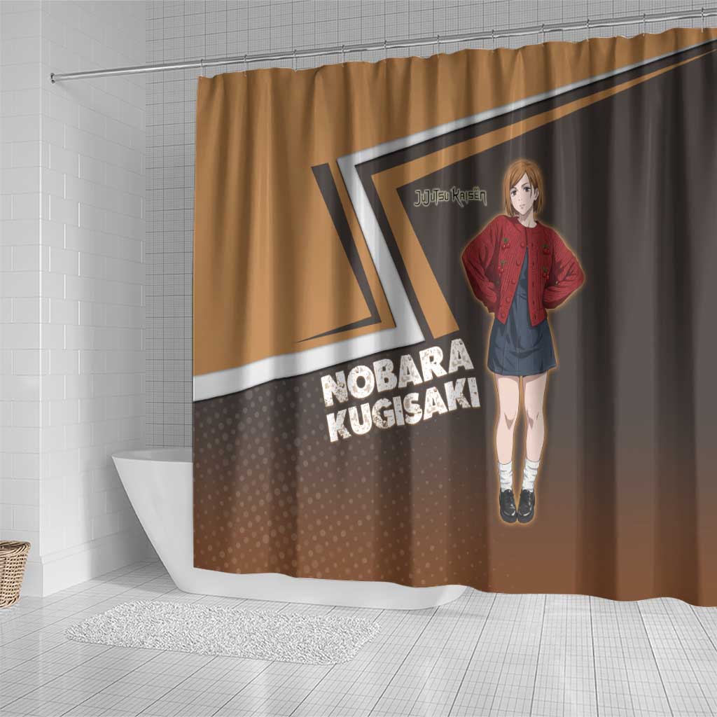 Nobara Kugisaki Shower Curtain Jujutsu Kaisen Casual Chic Style