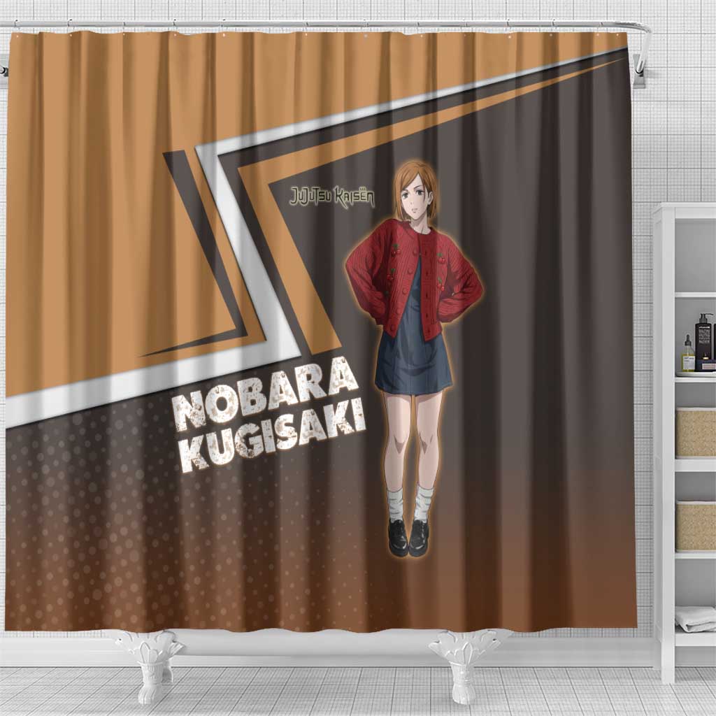 Nobara Kugisaki Shower Curtain Jujutsu Kaisen Casual Chic Style