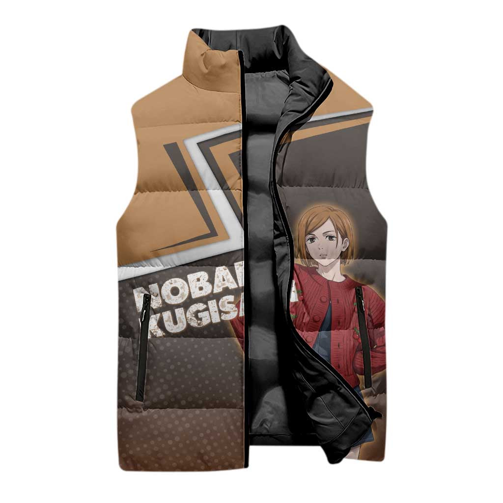 Nobara Kugisaki Sleeveless Puffer Jacket Jujutsu Kaisen Casual Chic Style