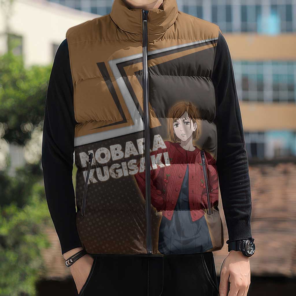 Nobara Kugisaki Sleeveless Puffer Jacket Jujutsu Kaisen Casual Chic Style