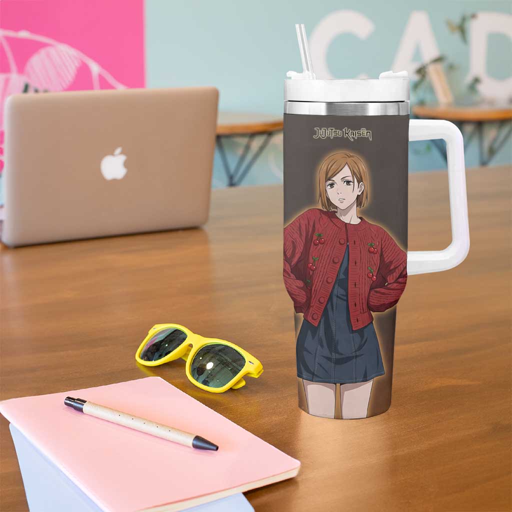 Nobara Kugisaki Tumbler With Handle Jujutsu Kaisen Casual Chic Style