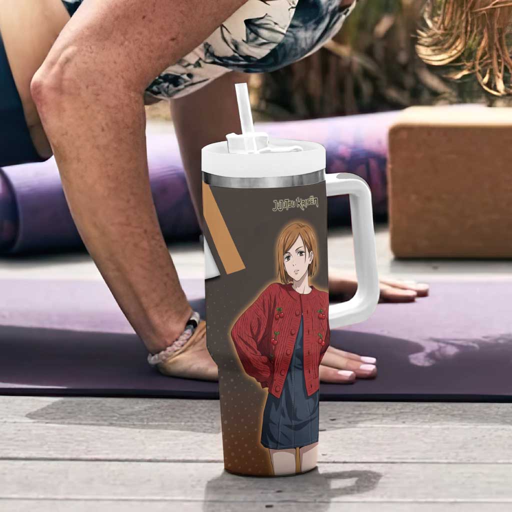 Nobara Kugisaki Tumbler With Handle Jujutsu Kaisen Casual Chic Style