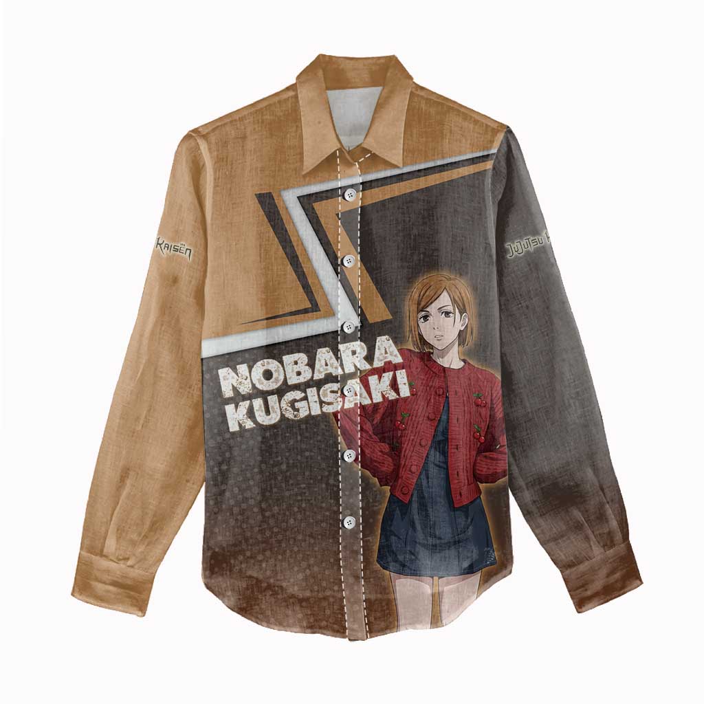 Nobara Kugisaki Women Casual Shirt Jujutsu Kaisen Casual Chic Style