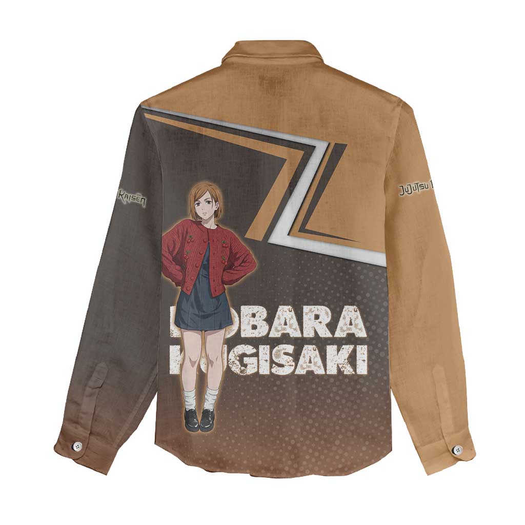 Nobara Kugisaki Women Casual Shirt Jujutsu Kaisen Casual Chic Style