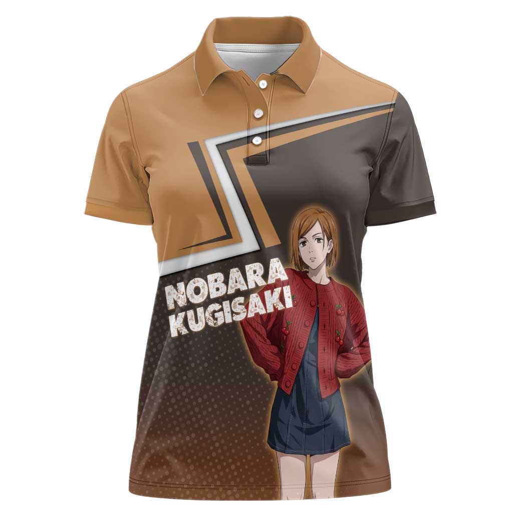 Nobara Kugisaki Women Polo Shirt Jujutsu Kaisen Casual Chic Style