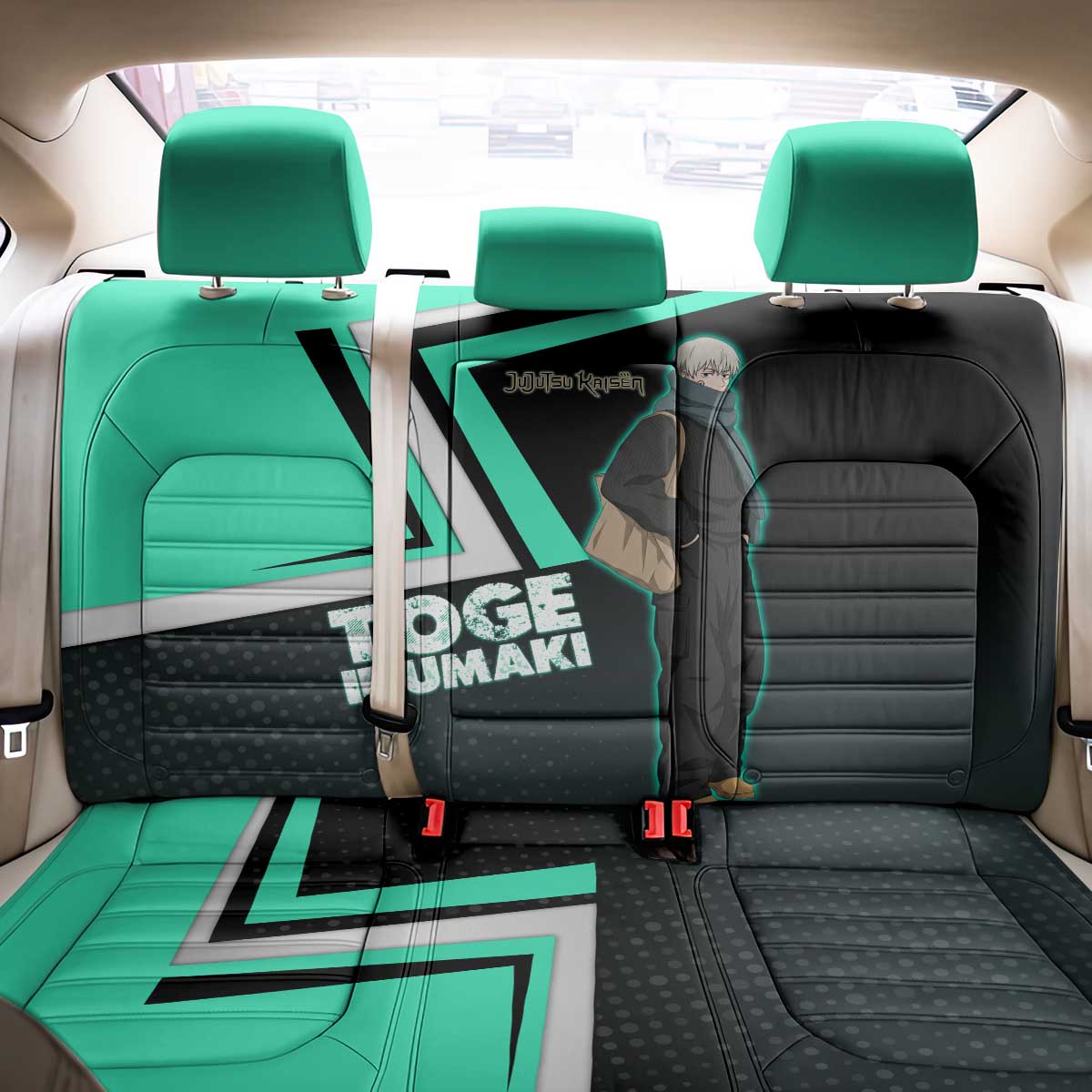 Toge Inumaki Back Car Seat Cover Jujutsu Kaisen Winter Streetwear Aesthetic