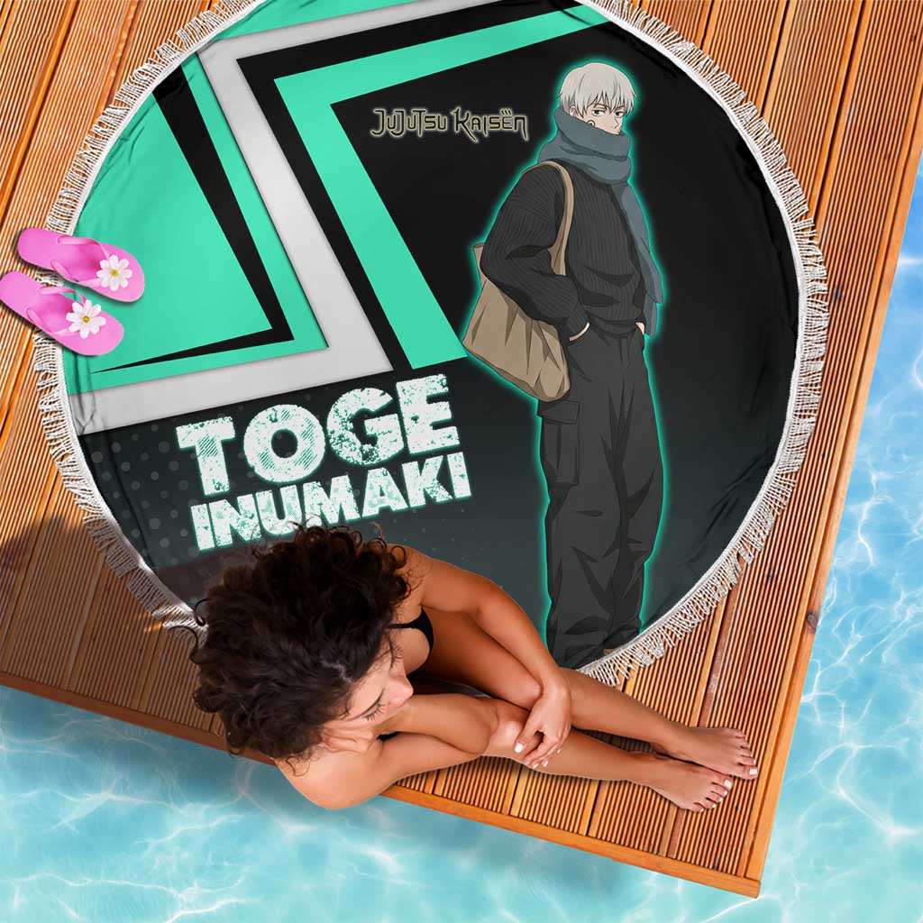 Toge Inumaki Beach Blanket Jujutsu Kaisen Winter Streetwear Aesthetic