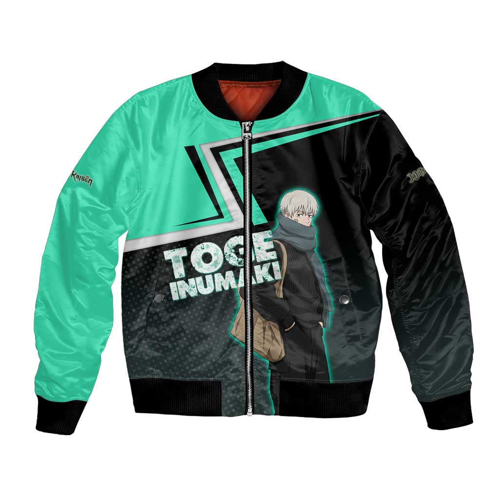 Toge Inumaki Bomber Jacket Jujutsu Kaisen Winter Streetwear Aesthetic