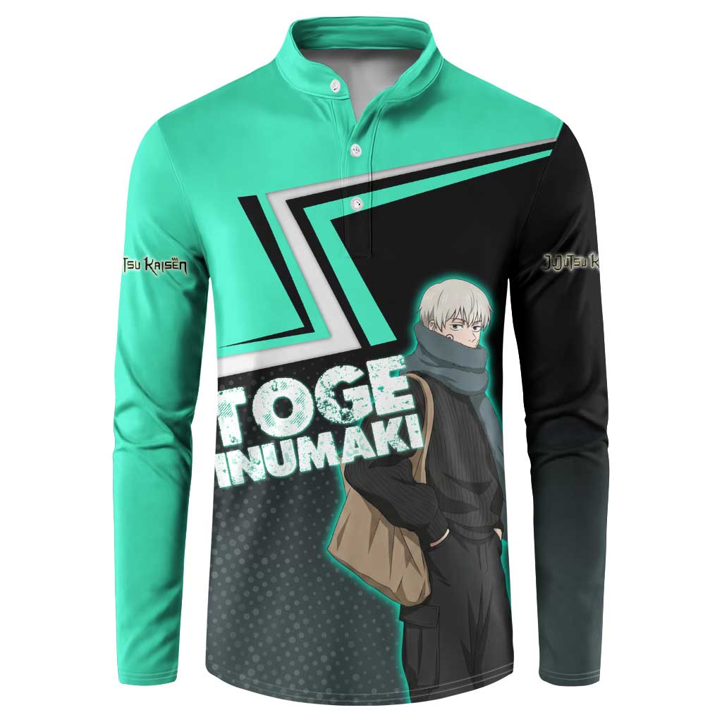 Toge Inumaki Button Sweatshirt Jujutsu Kaisen Winter Streetwear Aesthetic