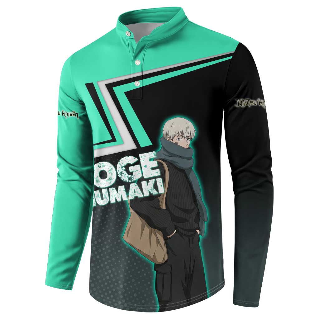 Toge Inumaki Button Sweatshirt Jujutsu Kaisen Winter Streetwear Aesthetic