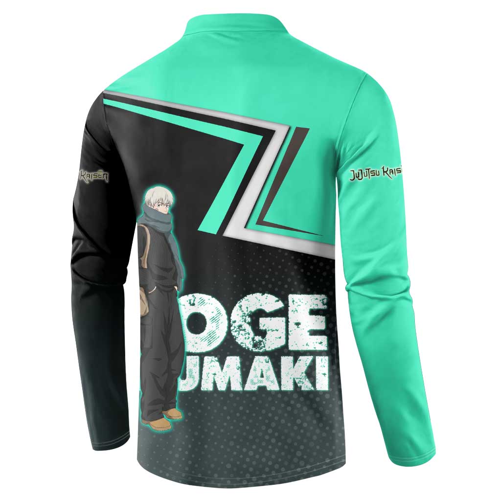 Toge Inumaki Button Sweatshirt Jujutsu Kaisen Winter Streetwear Aesthetic