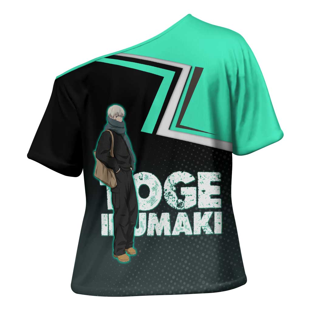 Toge Inumaki Cross Shoulder Shirt Jujutsu Kaisen Winter Streetwear Aesthetic