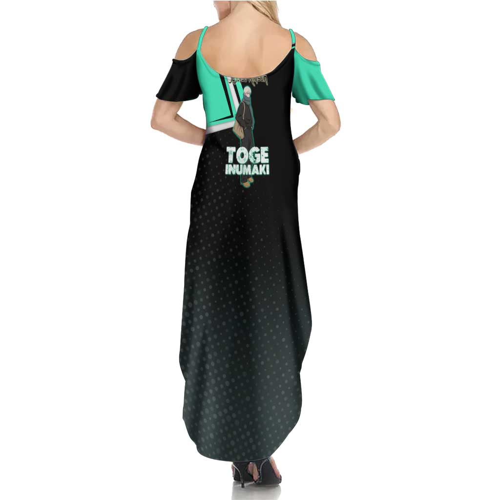 Toge Inumaki Family Matching Summer Maxi Dress and Hawaiian Shirt Jujutsu Kaisen Winter Streetwear Aesthetic