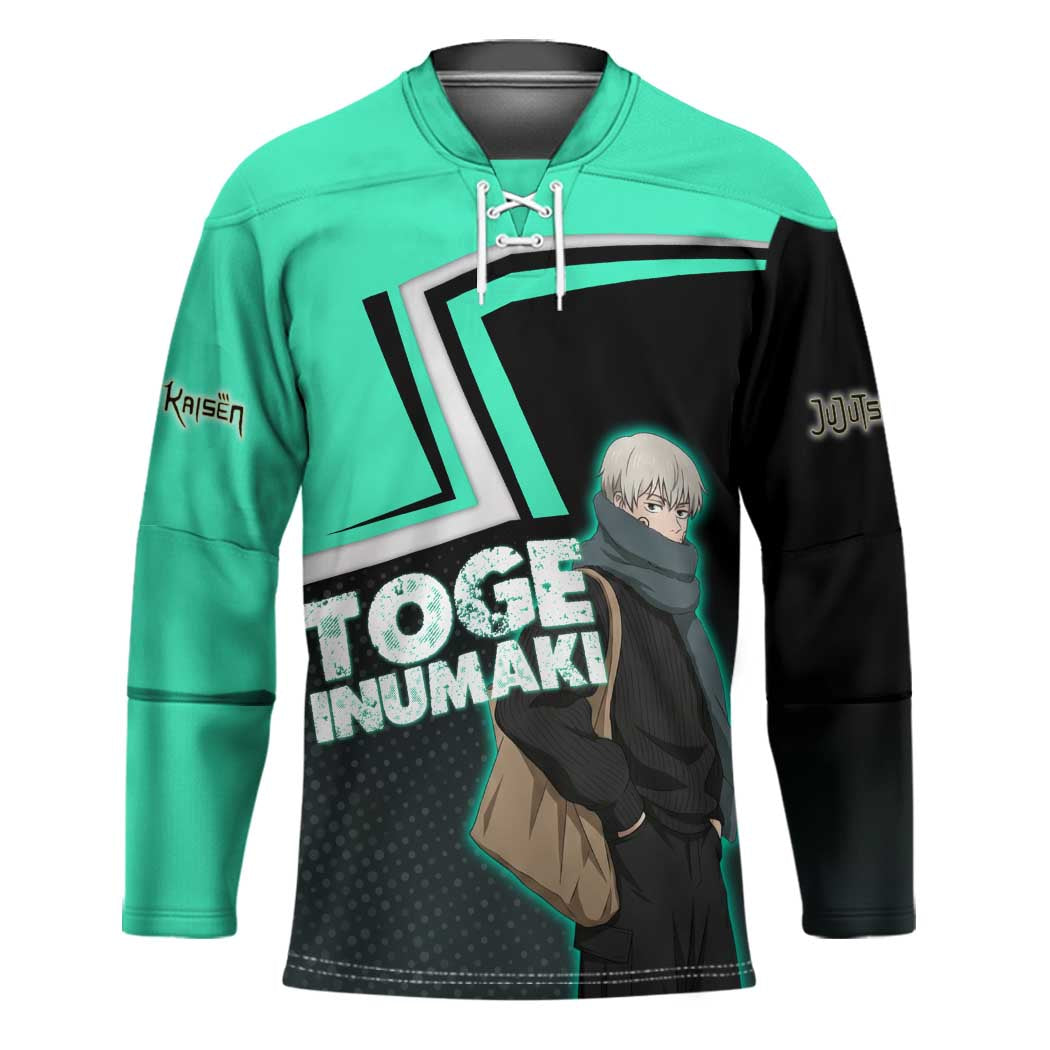Toge Inumaki Hockey Jersey Jujutsu Kaisen Winter Streetwear Aesthetic