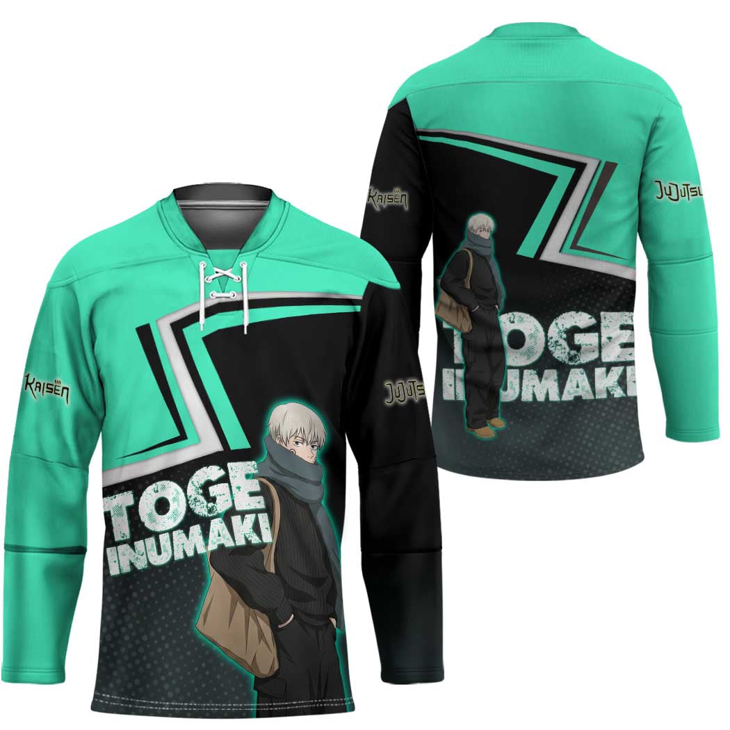 Toge Inumaki Hockey Jersey Jujutsu Kaisen Winter Streetwear Aesthetic