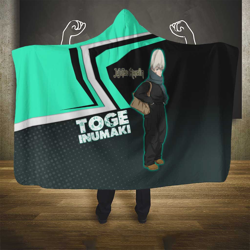Toge Inumaki Hooded Blanket Jujutsu Kaisen Winter Streetwear Aesthetic
