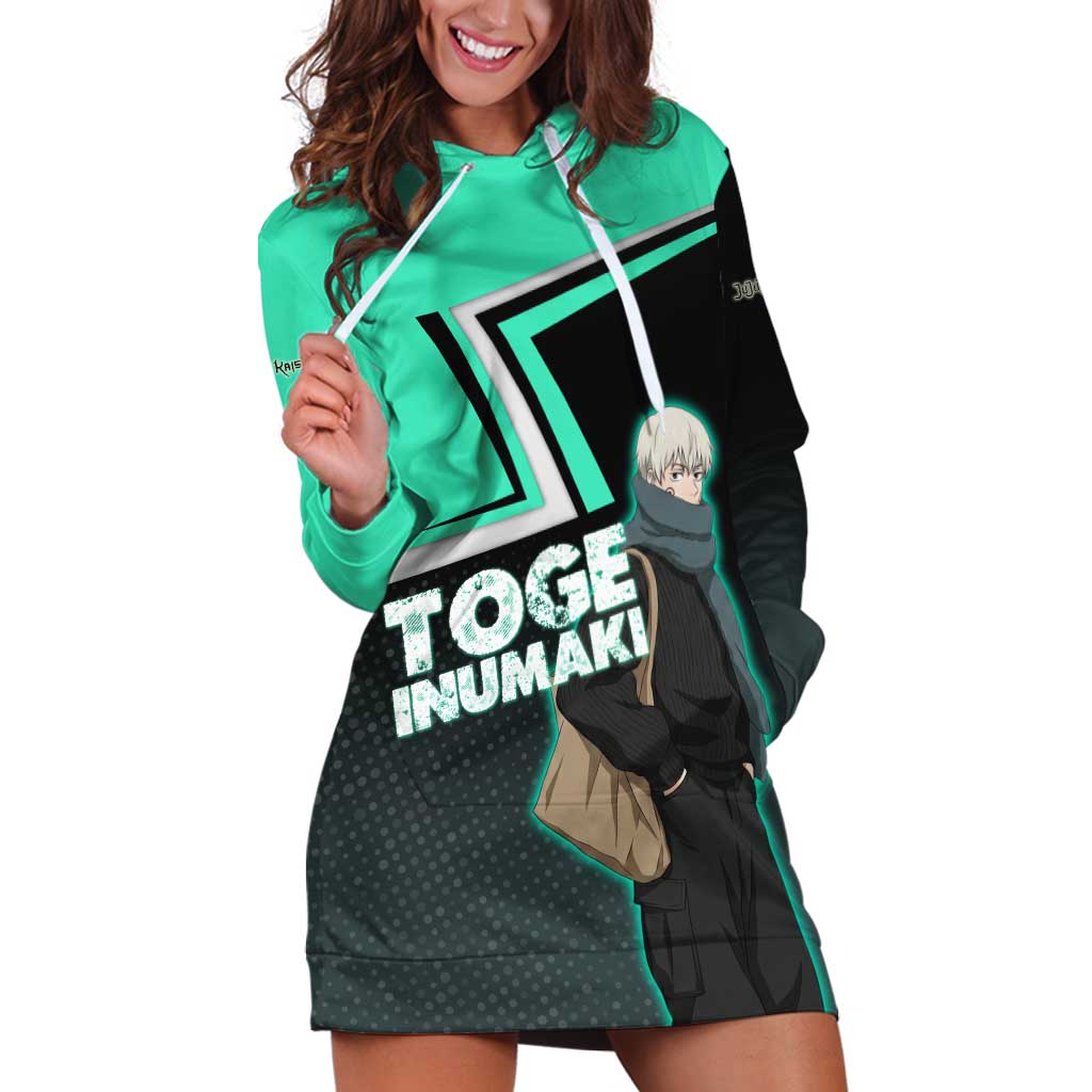 Toge Inumaki Hoodie Dress Jujutsu Kaisen Winter Streetwear Aesthetic