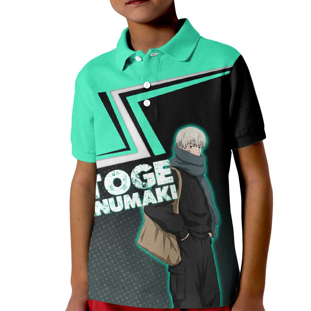 Toge Inumaki Kid Polo Shirt Jujutsu Kaisen Winter Streetwear Aesthetic