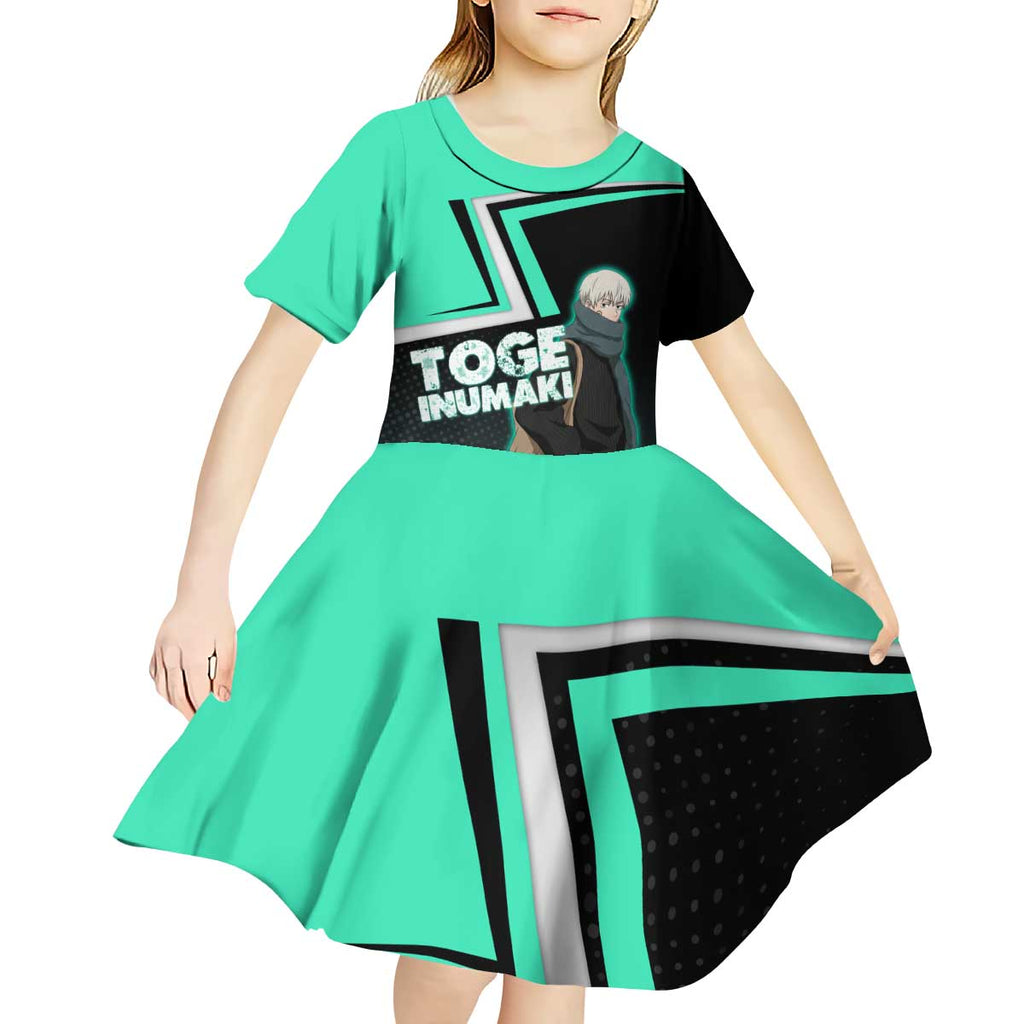 Toge Inumaki Kid Short Sleeve Dress Jujutsu Kaisen Winter Streetwear Aesthetic