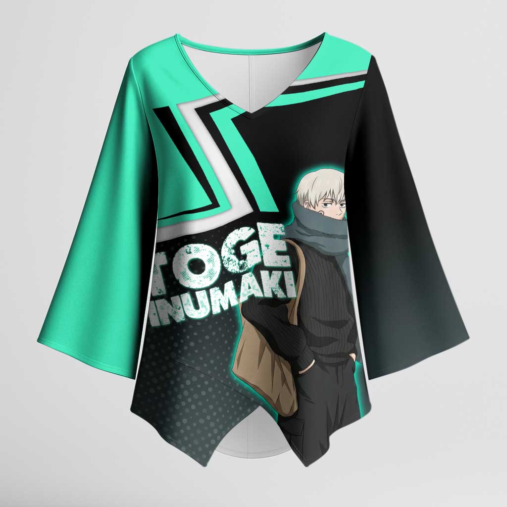 Toge Inumaki Kimono Sleeve Blouse Jujutsu Kaisen Winter Streetwear Aesthetic