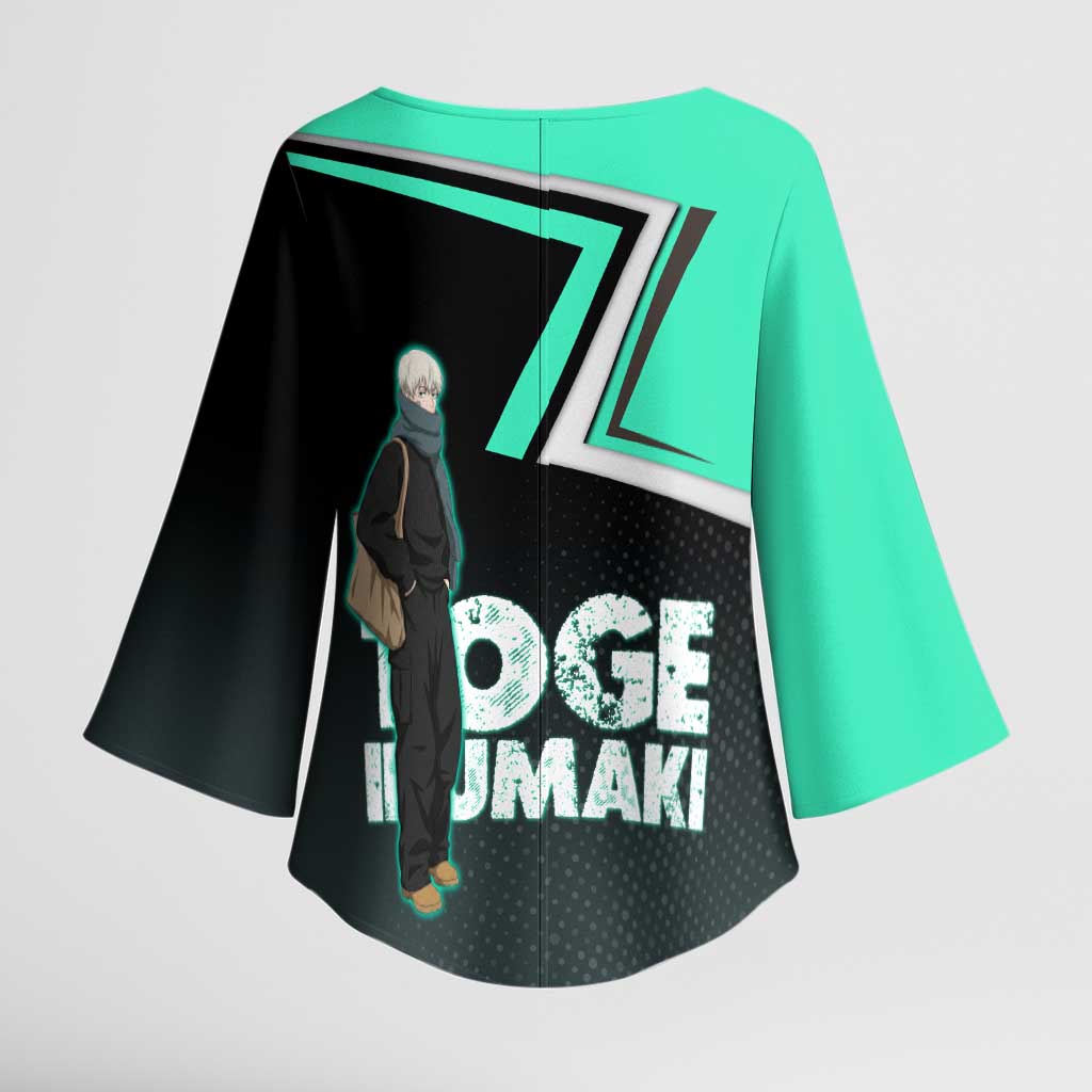 Toge Inumaki Kimono Sleeve Blouse Jujutsu Kaisen Winter Streetwear Aesthetic