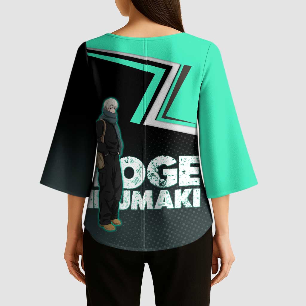 Toge Inumaki Kimono Sleeve Blouse Jujutsu Kaisen Winter Streetwear Aesthetic