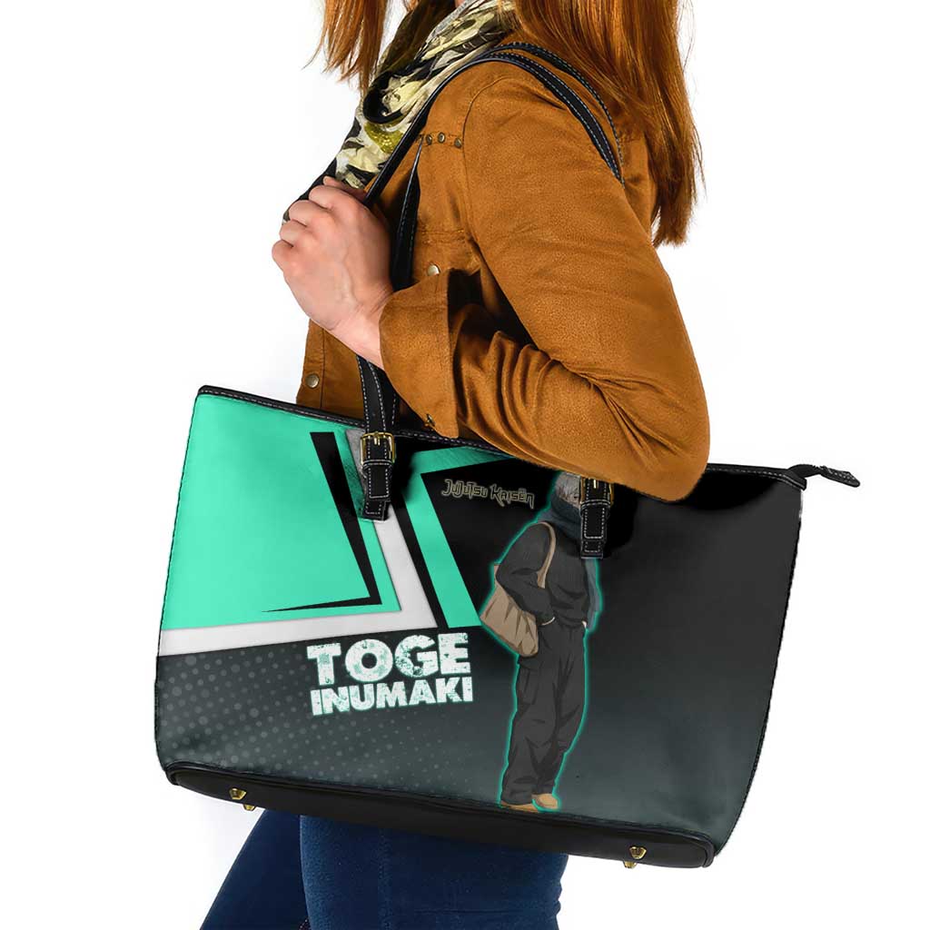 Toge Inumaki Leather Tote Bag Jujutsu Kaisen Winter Streetwear Aesthetic