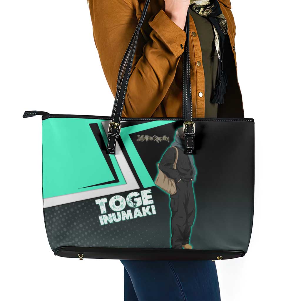 Toge Inumaki Leather Tote Bag Jujutsu Kaisen Winter Streetwear Aesthetic