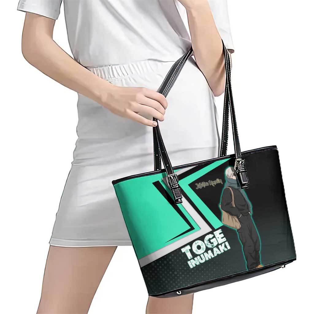 Toge Inumaki Leather Tote Bag Jujutsu Kaisen Winter Streetwear Aesthetic