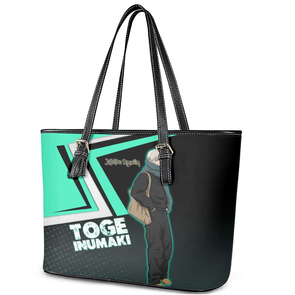 Toge Inumaki Leather Tote Bag Jujutsu Kaisen Winter Streetwear Aesthetic