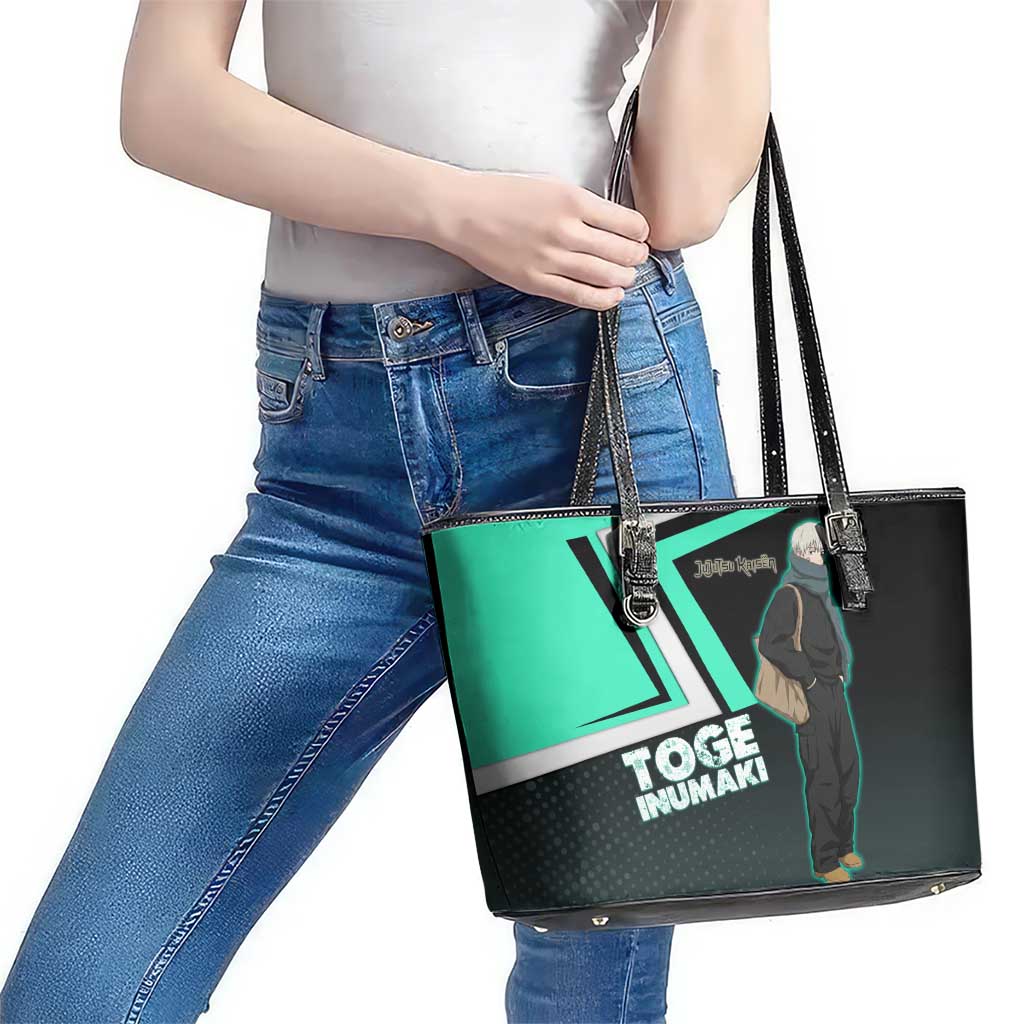 Toge Inumaki Leather Tote Bag Jujutsu Kaisen Winter Streetwear Aesthetic