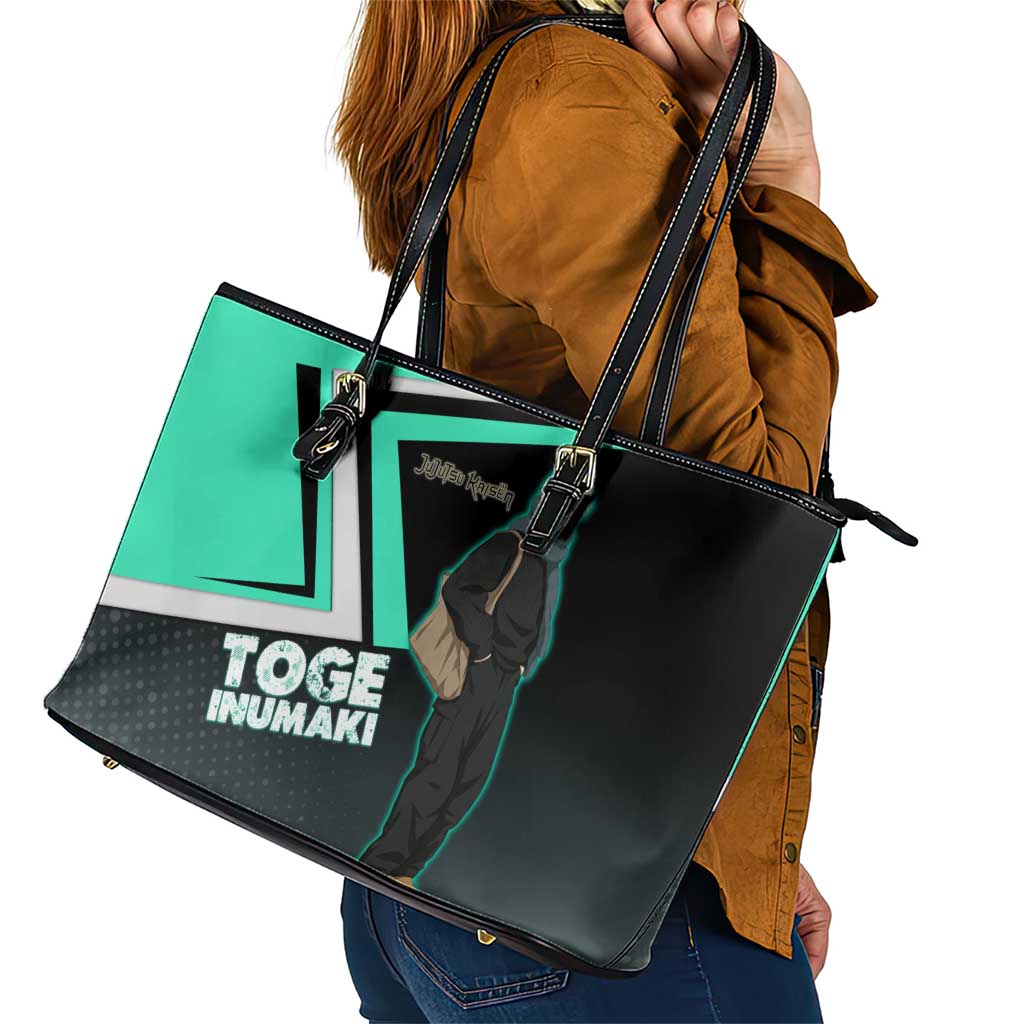 Toge Inumaki Leather Tote Bag Jujutsu Kaisen Winter Streetwear Aesthetic
