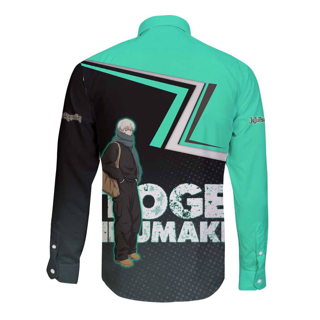 Toge Inumaki Long Sleeve Button Shirt Jujutsu Kaisen Winter Streetwear Aesthetic