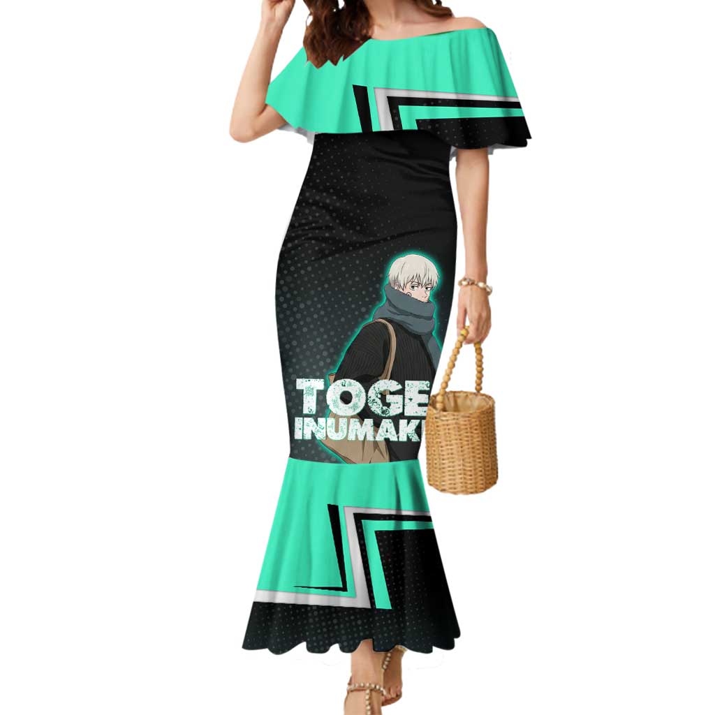 Toge Inumaki Mermaid Dress Jujutsu Kaisen Winter Streetwear Aesthetic