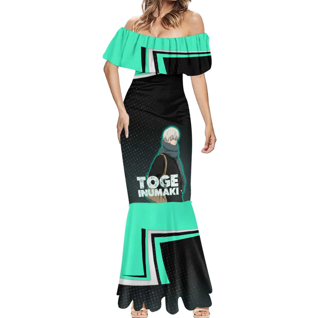 Toge Inumaki Mermaid Dress Jujutsu Kaisen Winter Streetwear Aesthetic