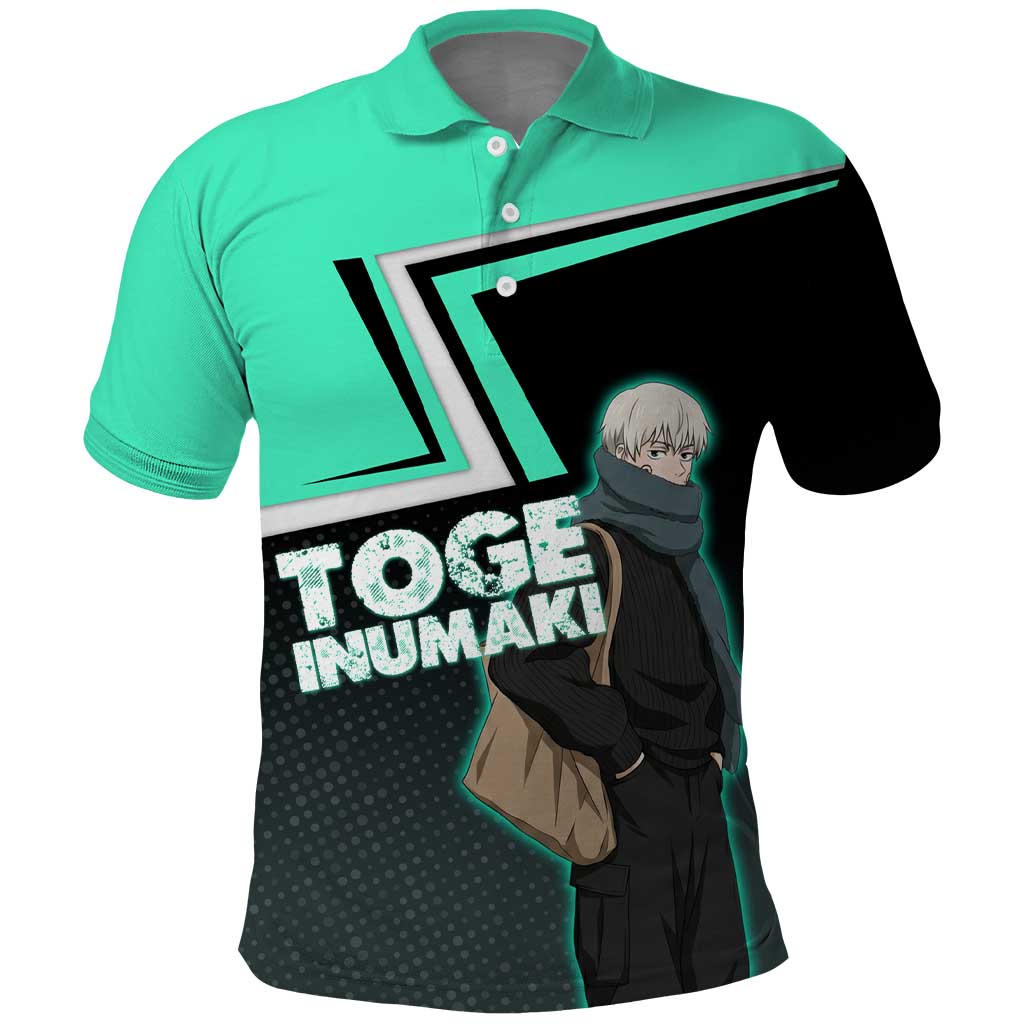 Toge Inumaki Polo Shirt Jujutsu Kaisen Winter Streetwear Aesthetic
