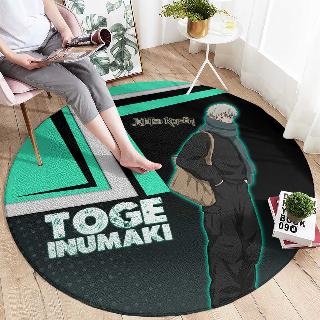 Toge Inumaki Round Carpet Jujutsu Kaisen Winter Streetwear Aesthetic
