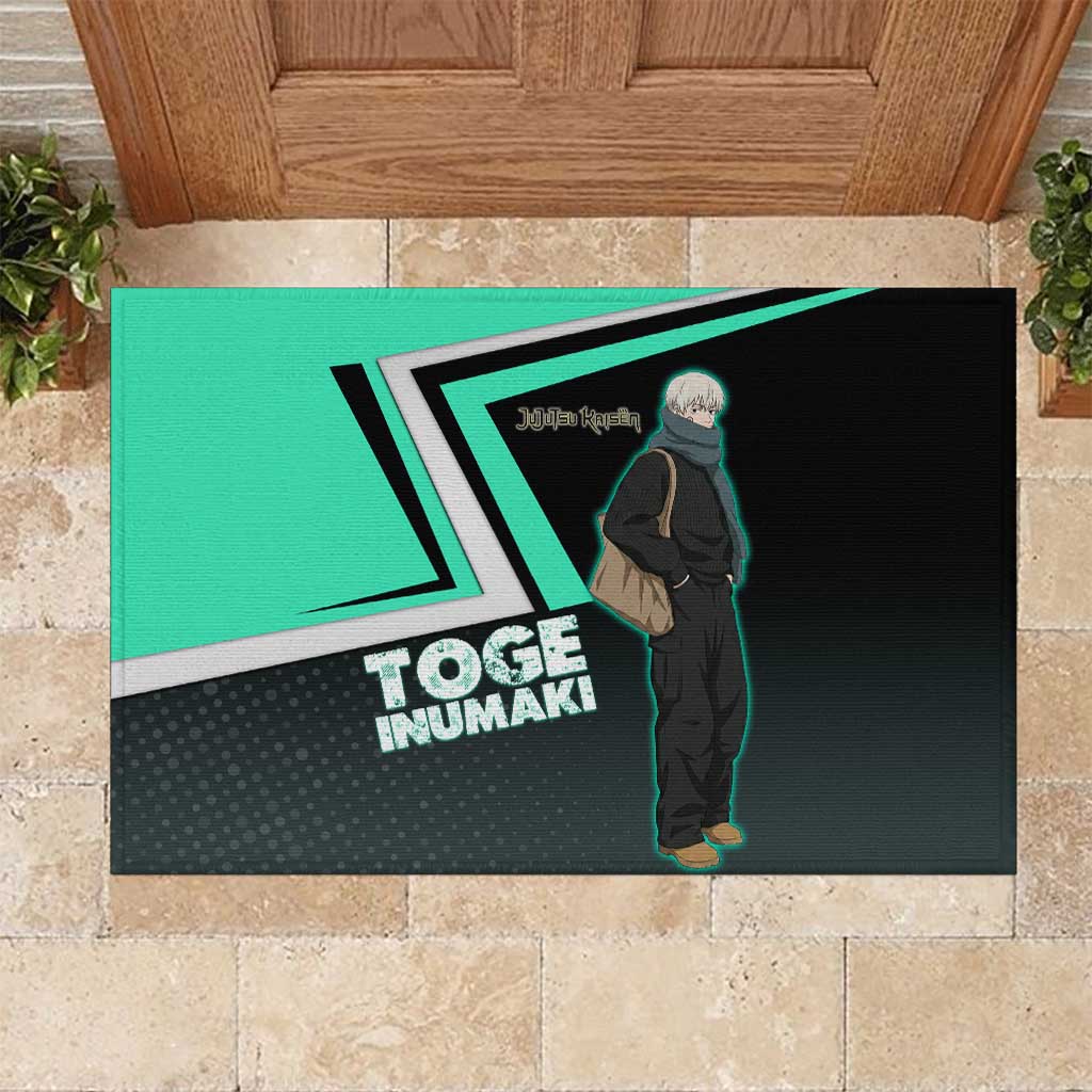 Toge Inumaki Rubber Doormat Jujutsu Kaisen Winter Streetwear Aesthetic