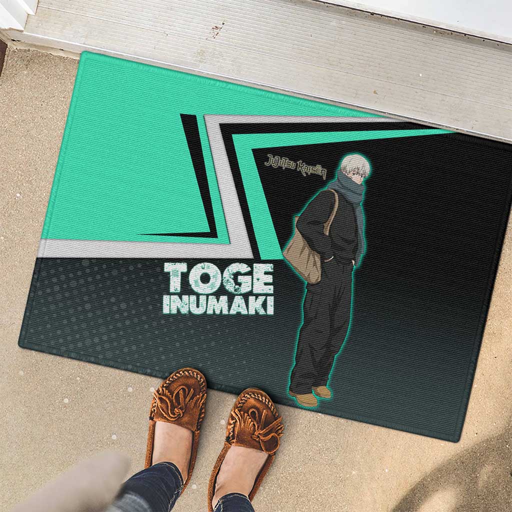 Toge Inumaki Rubber Doormat Jujutsu Kaisen Winter Streetwear Aesthetic
