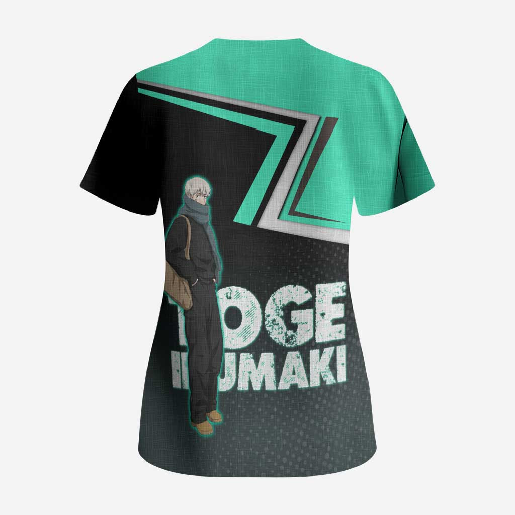 Toge Inumaki Scrub Top Jujutsu Kaisen Winter Streetwear Aesthetic