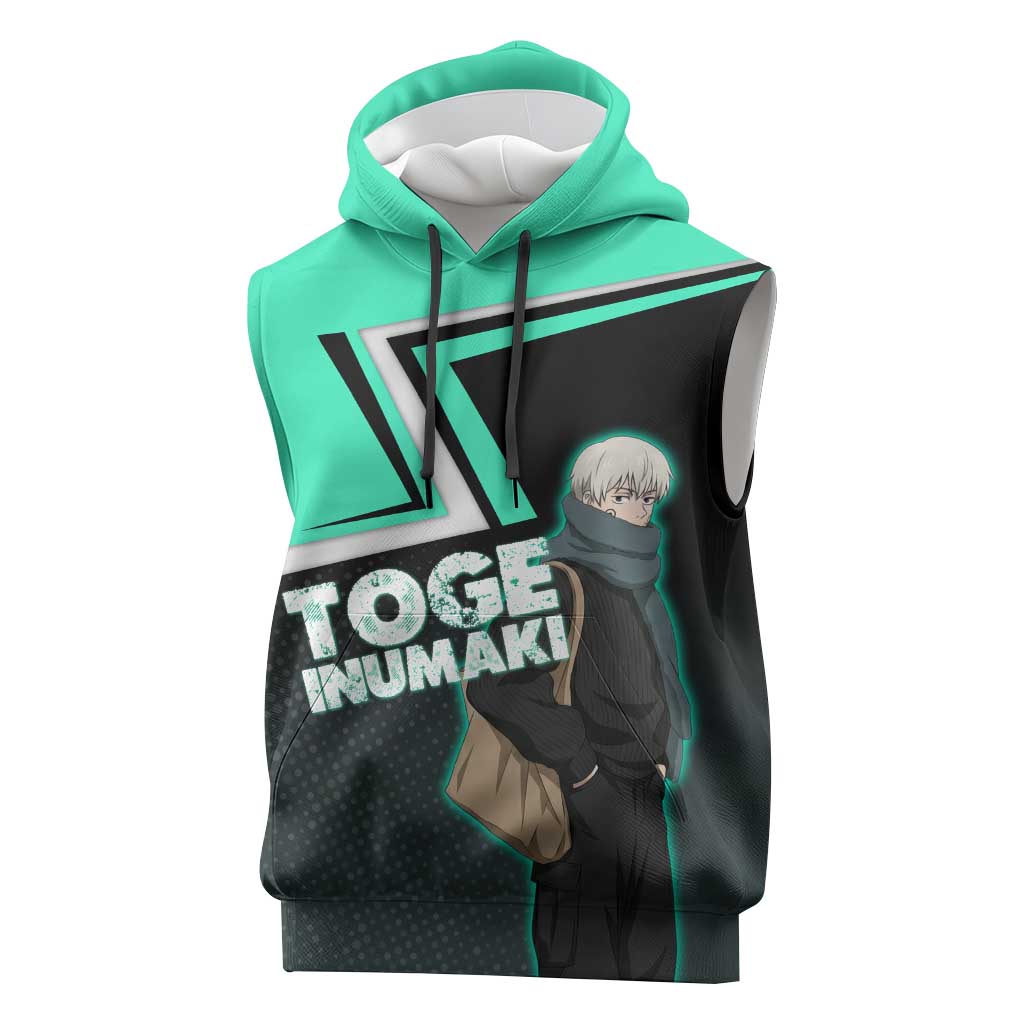Toge Inumaki Sleeveless Hoodie Jujutsu Kaisen Winter Streetwear Aesthetic